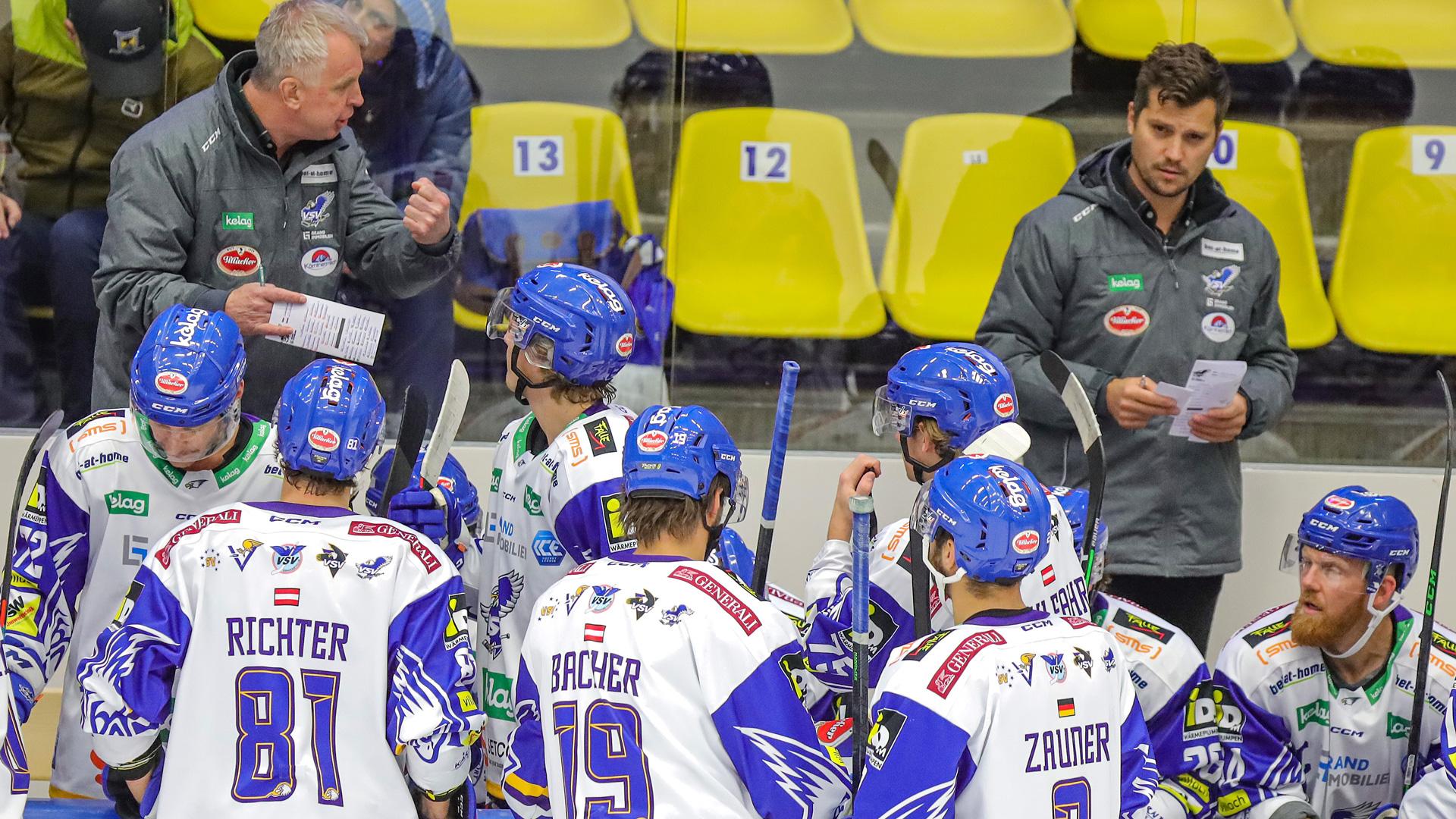 Showdown in der Stadthalle Ein Sieg gegen Salzburg und die „Adler“ stehen in der European Champions Hockey League! - EC iDM Wärmepumpen VSV