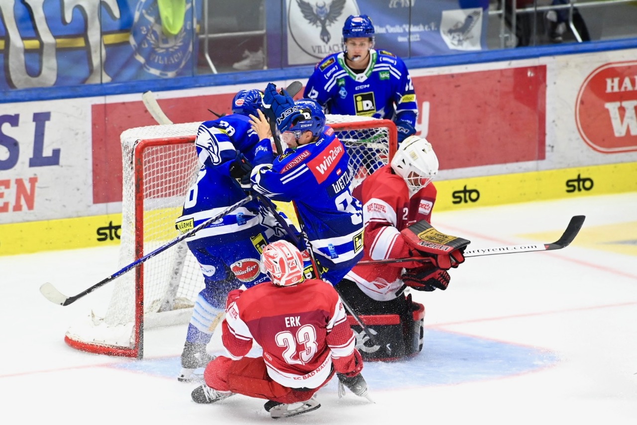 Overtime-Heimniederlage gegen den EC Bad Nauheim - EC iDM Wärmepumpen VSV