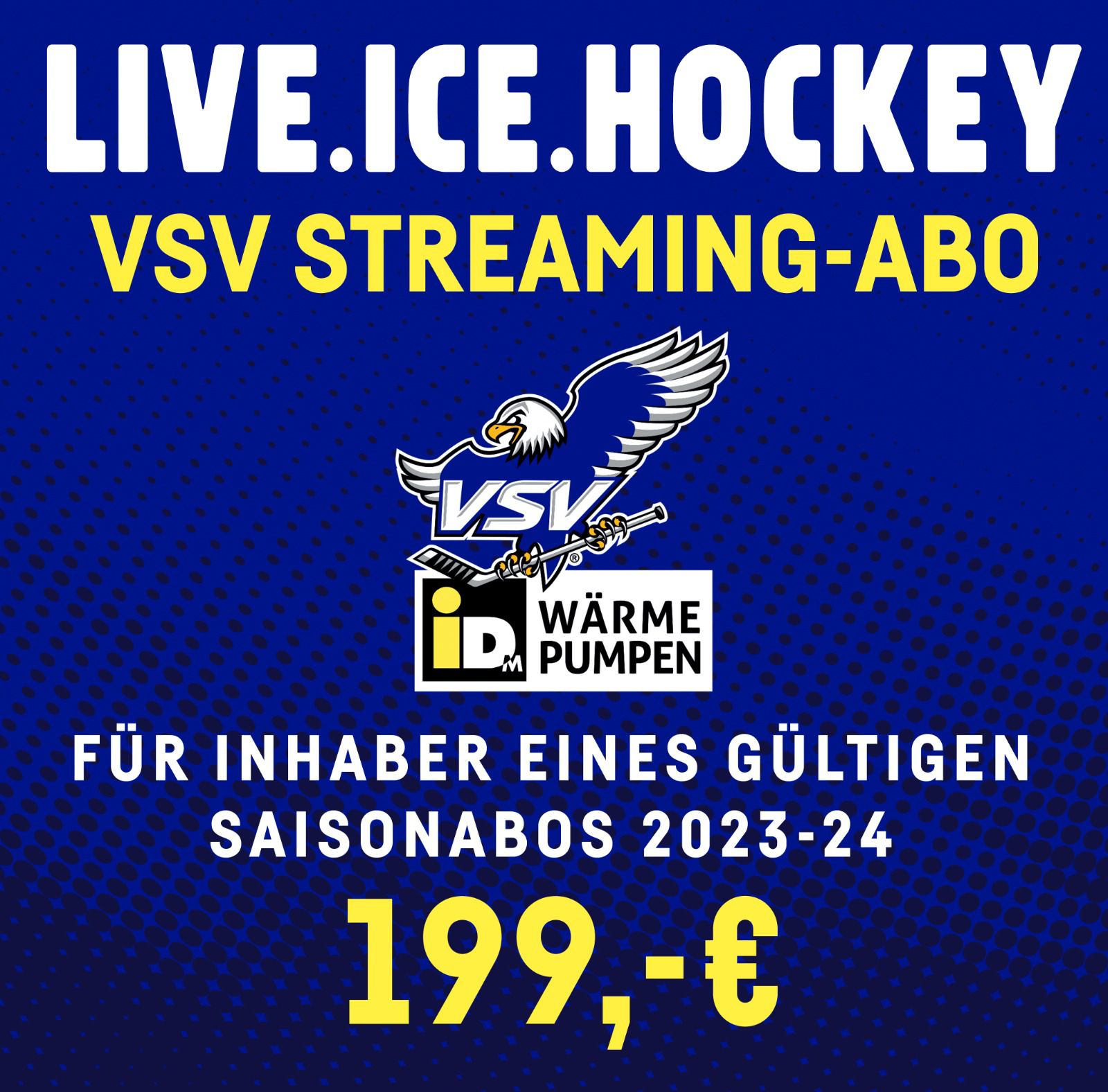 Win2Day Ice Hockey League Streamingcode - Saison 23-24 - EC iDM Wärmepumpen VSV
