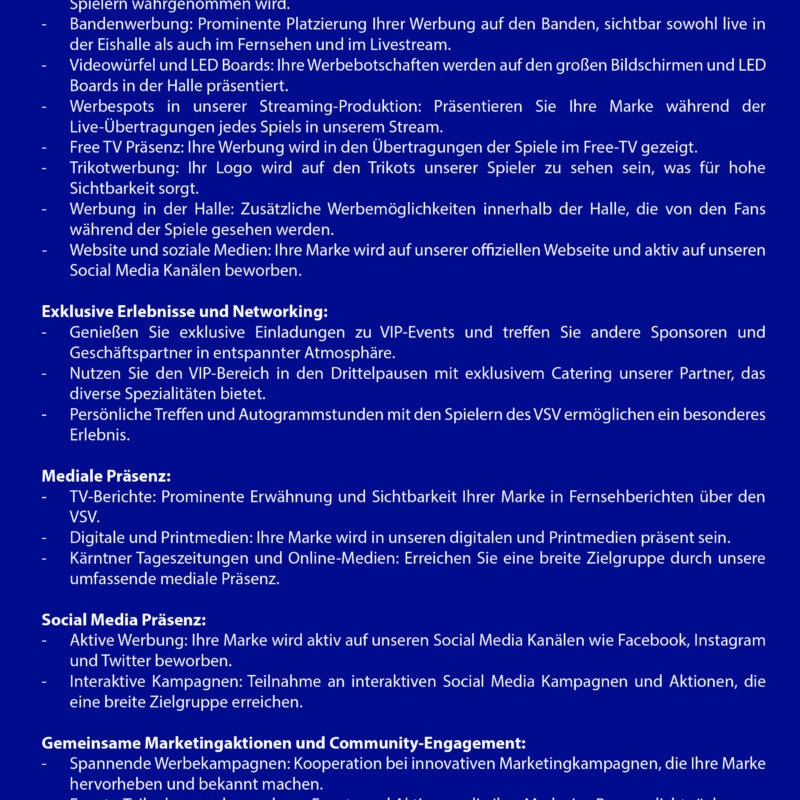 VSV Sponsorattacke 2024-25